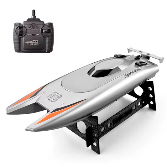 30Km/H Racing Boat 2.4G Radio Controlled Rc Boat High Speed Speedboat 20Mins 2Ch Dual Motor Waterproof Ship Boys Christmas Gift